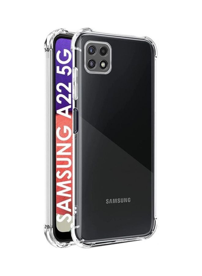 MARGOUN Protective Slim Transparent Shockproof Gorilla Bumper TPU Case Cover for Samsung Galaxy A22 5G Clear  - Image 3
