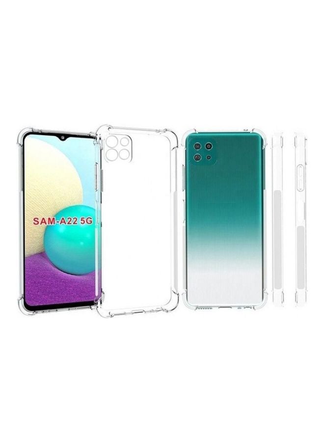 MARGOUN Protective Slim Transparent Shockproof Gorilla Bumper TPU Case Cover for Samsung Galaxy A22 5G Clear  - Image 4