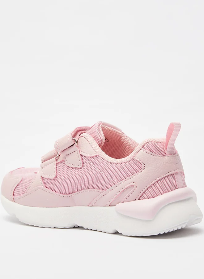 kangaROOS Running Shoes with Hook and Loop Closure Pink