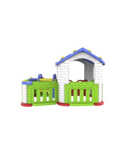 Mini Panda Big Indoor Outdoor Playhouse With Slide And Playgym For Kids 160 x 114 x 121cm - v1643289100/N20865315A_6