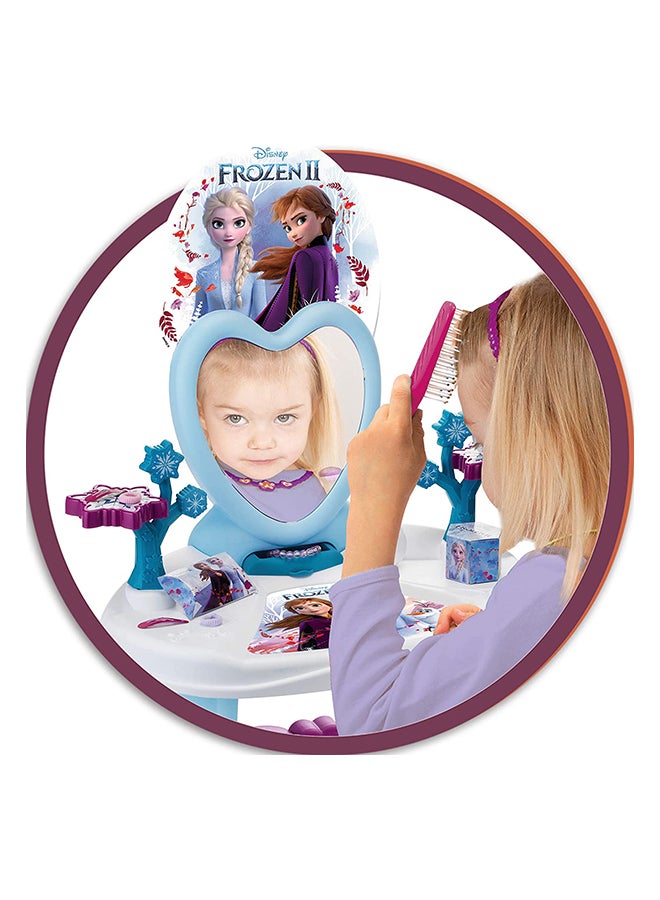 سموبي خزانة شعر بتصميم إبداعي مبتكر 2 في 1 من فروزن مع مقعد للأطفال 41x34x91سم - Image 5