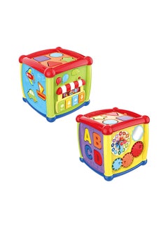HUANGER Educational Fancy Cube Gear Geometric Musical Toy 16x16x16cm  - Image 2