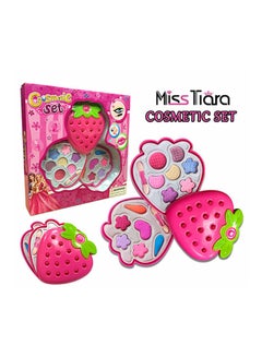 MissTiara Fashion Imaginative Pretend Makeup Strawberry Cosmetic Play Set For Girls 31x5x25cm  - Image 2