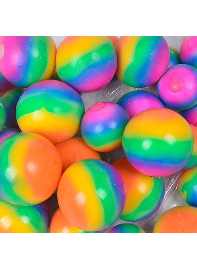 XiuWoo Non-Toxic Silicone Stress Relieve Novelty Multipurpose Rainbow Squeeze Ball - Image 3