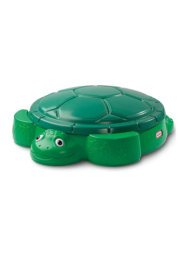 little tikes - Classic Shape Lightweight Fantastic Sea Turtle Sandbox Summer Play Set For Kids 38.75x43.25x12inch - Image 1