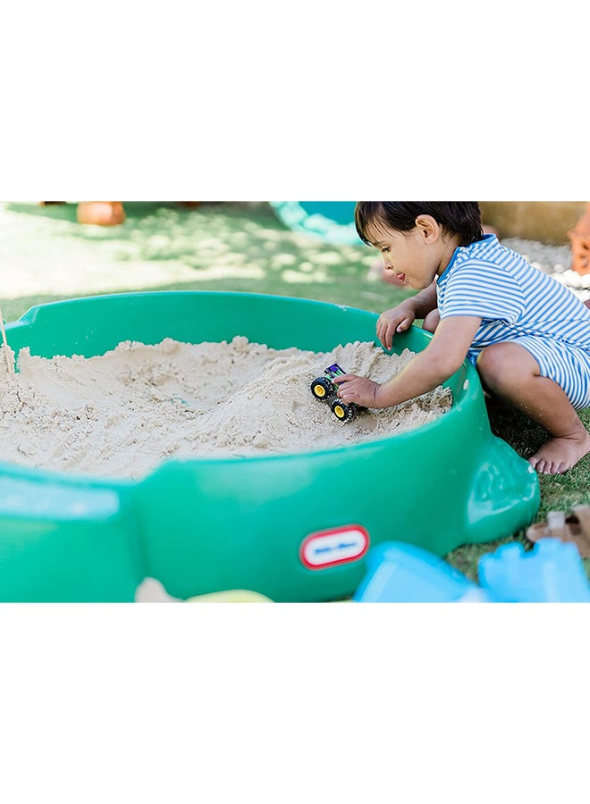 little tikes - Classic Shape Lightweight Fantastic Sea Turtle Sandbox Summer Play Set For Kids 38.75x43.25x12inch - Image 1
