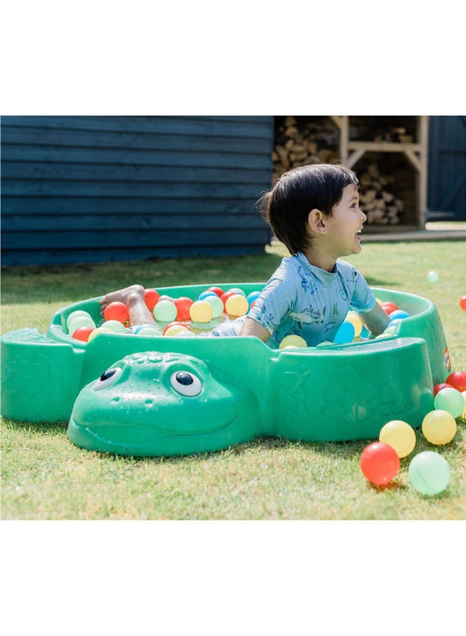 little tikes - Classic Shape Lightweight Fantastic Sea Turtle Sandbox Summer Play Set For Kids 38.75x43.25x12inch - Image 1