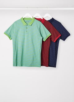 Navy Blue/Sea Green/ Red