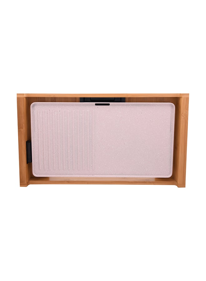 جانو شواية كهربائية بجسم خشبي 1800 W E04401 بني - Image 2