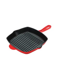 PROCILA Cast Iron Grill Pan Red/Black 26cm  - Image 2