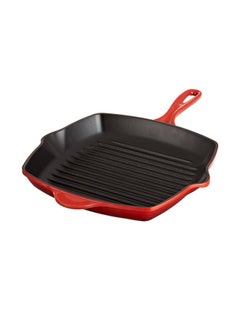 PROCILA Cast Iron Grill Pan Red/Black 26cm  - Image 3