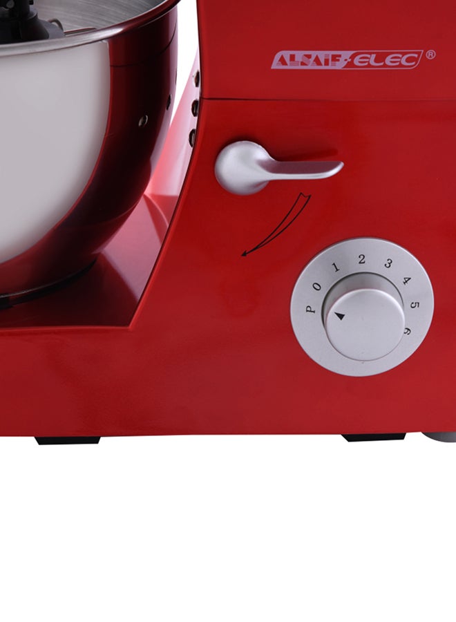 ألسيف إليك عجان عالي الجودة مع وعاءٍ من الستانلس ستيل 5 L 1000 W E02220/RD أحمر - Image 2