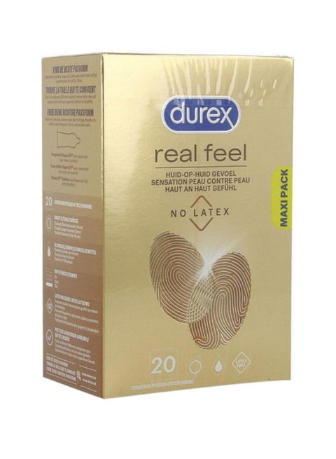Pack Of 20 Real Feel Natural Latex-Free Condom