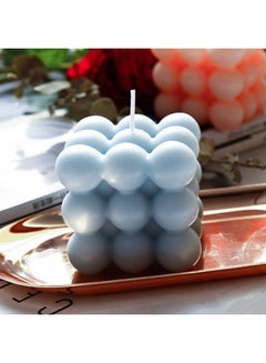 Generic Rubik's Cube Candle Blue 6 x 6 x 5.5cm  - Image 2