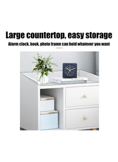 JANTENS Nightstand White 43 x 30 x 48cm  - Image 2