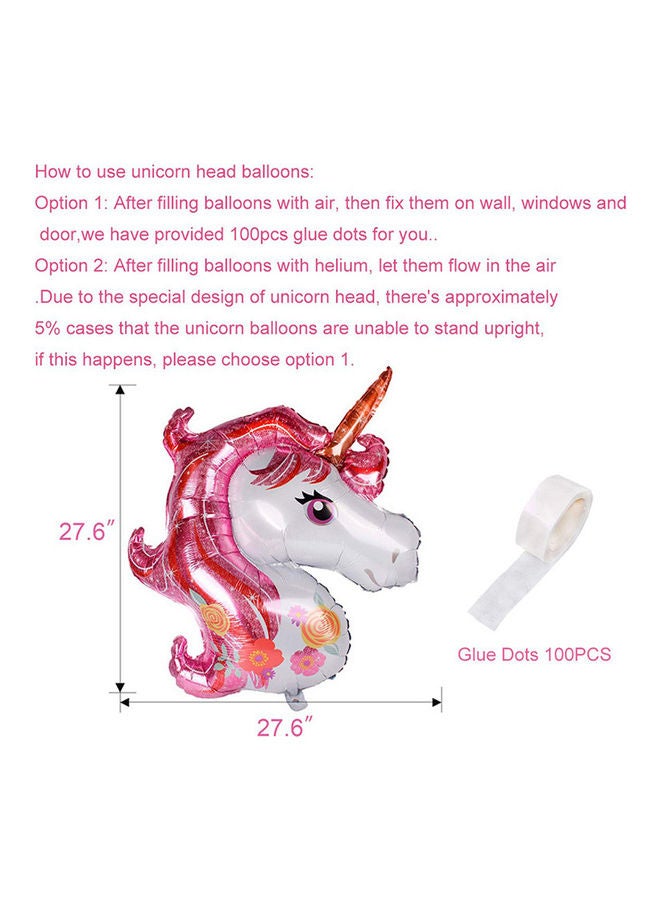 كيدل مجموعة بالونات على شكل يونيكورن من لوازم الحفلات لتزيين خلفية حفلات أعياد الميلاد - Image 5