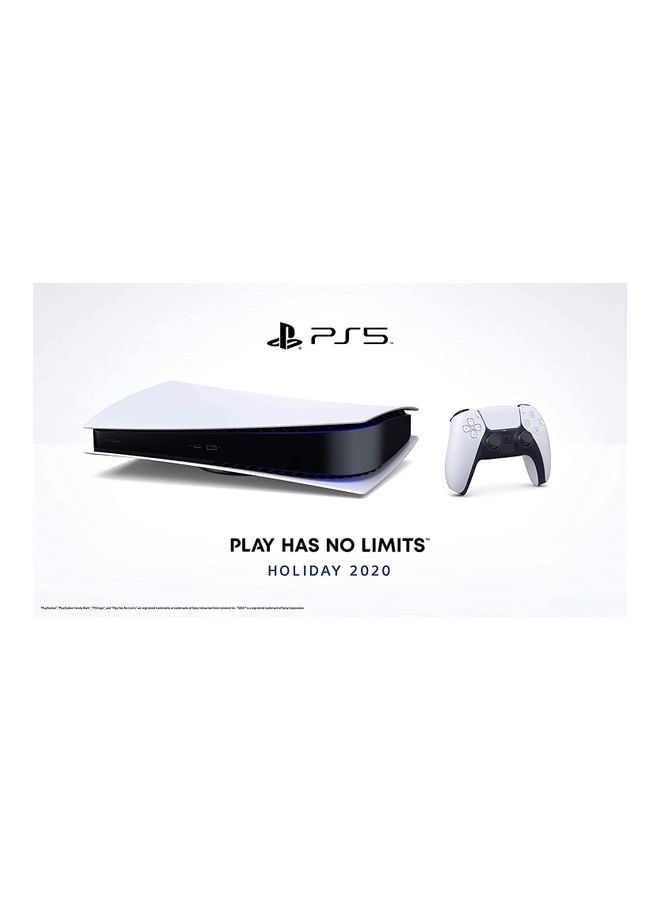 Sony - PlayStation 5 (UAE Version) Digital Edition Console With Controller - Image 1