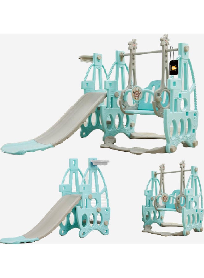 Kidle 3-In-1 Combination Kids Indoor/Outdoor Multifunctional Slide and Swing 155x105x135cm  - Image 1