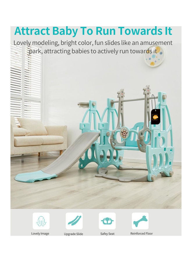 Kidle 3-In-1 Combination Kids Indoor/Outdoor Multifunctional Slide and Swing 155x105x135cm  - Image 3