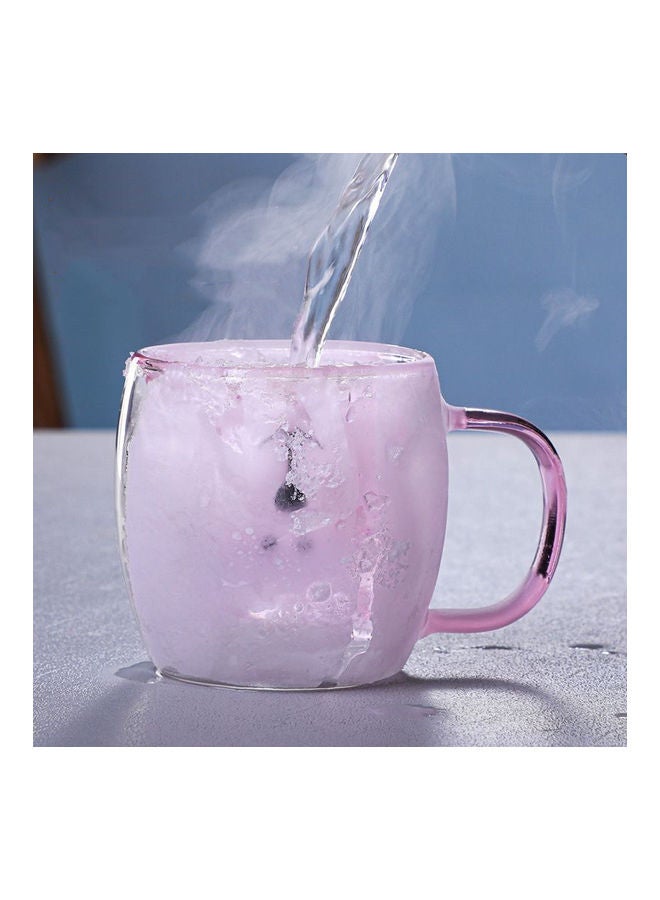 شاربدو زجاج مزدوج بمقبض - شكل دب مقلوب أرجواني 8x8x9 سم - Image 4