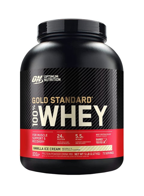 Gold Standard Whey Protein - Vanilla Ice Cream - 2.27 Kg
