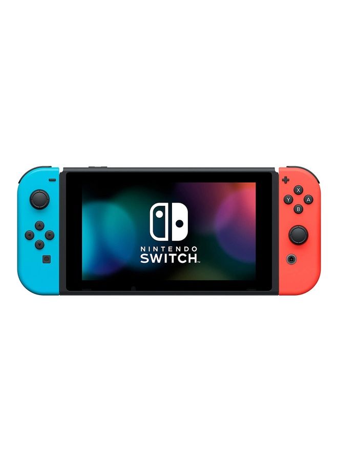 Nintendo - Switch Console (Extended Battery) with Neon Blue and Red Joy‑Con (UAE Version) - Image 1
