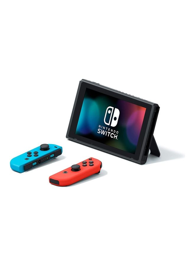 Nintendo - Switch Console (Extended Battery) with Neon Blue and Red Joy‑Con (UAE Version) - Image 1