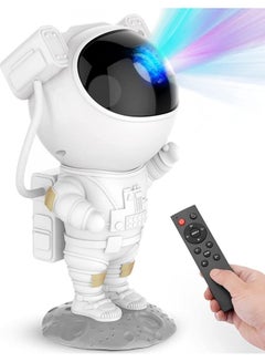 Kids Astronaut Star Galaxy Projector Light with Timer and Remote Control White 24.5 x 11.6 x 12.4cm