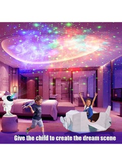 Arabest Kids Astronaut Star Galaxy Projector Light with Timer and Remote Control White 24.5 x 11.6 x 12.4cm  - Image 4