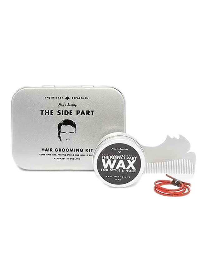Men's Society How To Create The Perfect Side Part Hair Kit - Image 1