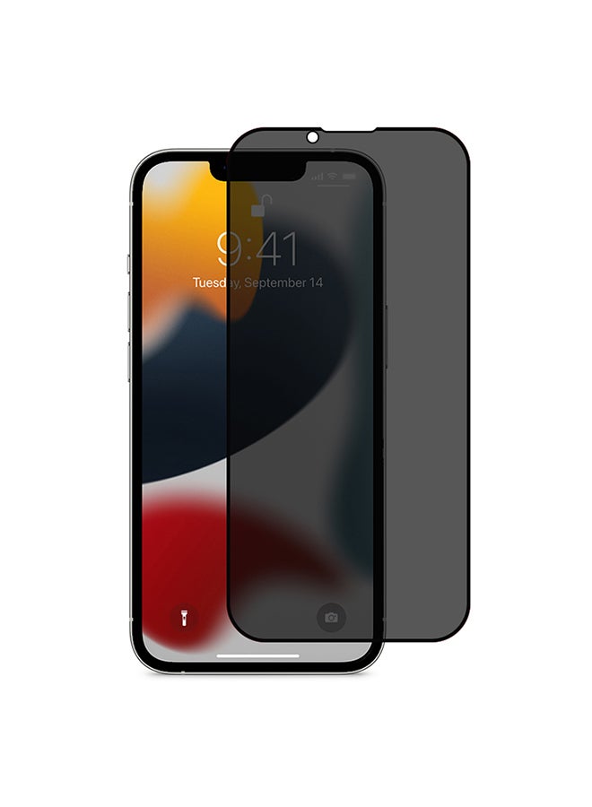 Theodor Privacy Tempered Glass Screen Protector For  iPhone 13 Pro Black - Image 1
