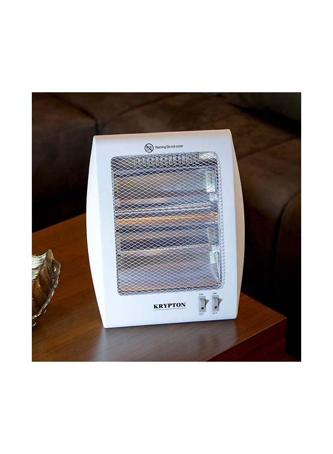 KRYPTON - Quartz Heater, Long And Equably Heating, KNQH6365 800 W KNQH6365 White&silver - Image 1