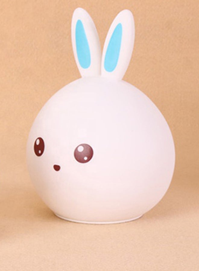 Switch Cute Silicone Rabbit Shape LED Kids Night Lamp Blue Ears  - Image 3