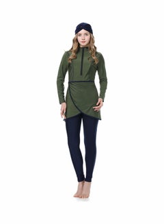 Islamic Long Sleeve Swimwear Burkini Green - v1643380085/N52486272V_1