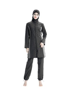 Classic Muslim Loose Fit Burkini Swimsuits Set Black - v1643380091/N52486412V_1