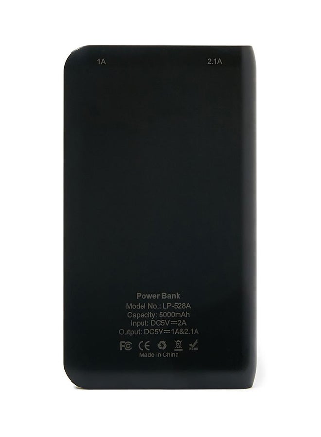 Noon East - 5000 mAh Power Bank By Noon East -5000 mAH Of Card Size For Mobile & Tablet Black - Image 1