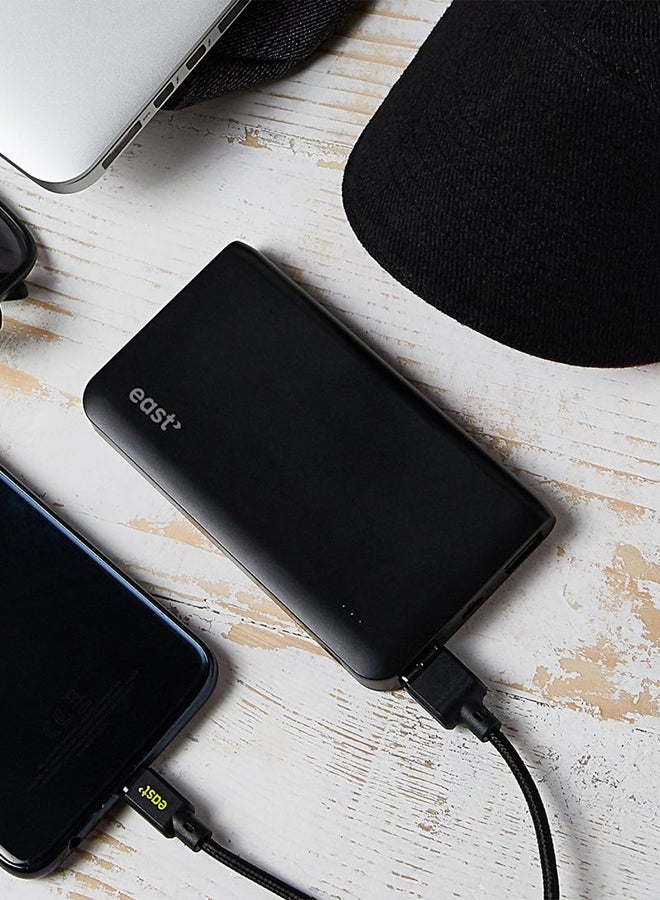 Noon East - 5000 mAh Power Bank By Noon East -5000 mAH Of Card Size For Mobile & Tablet Black - Image 1