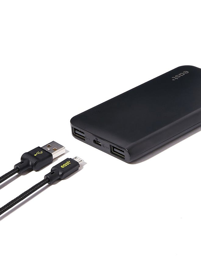 Noon East - 5000 mAh Power Bank By Noon East -5000 mAH Of Card Size For Mobile & Tablet Black - Image 1