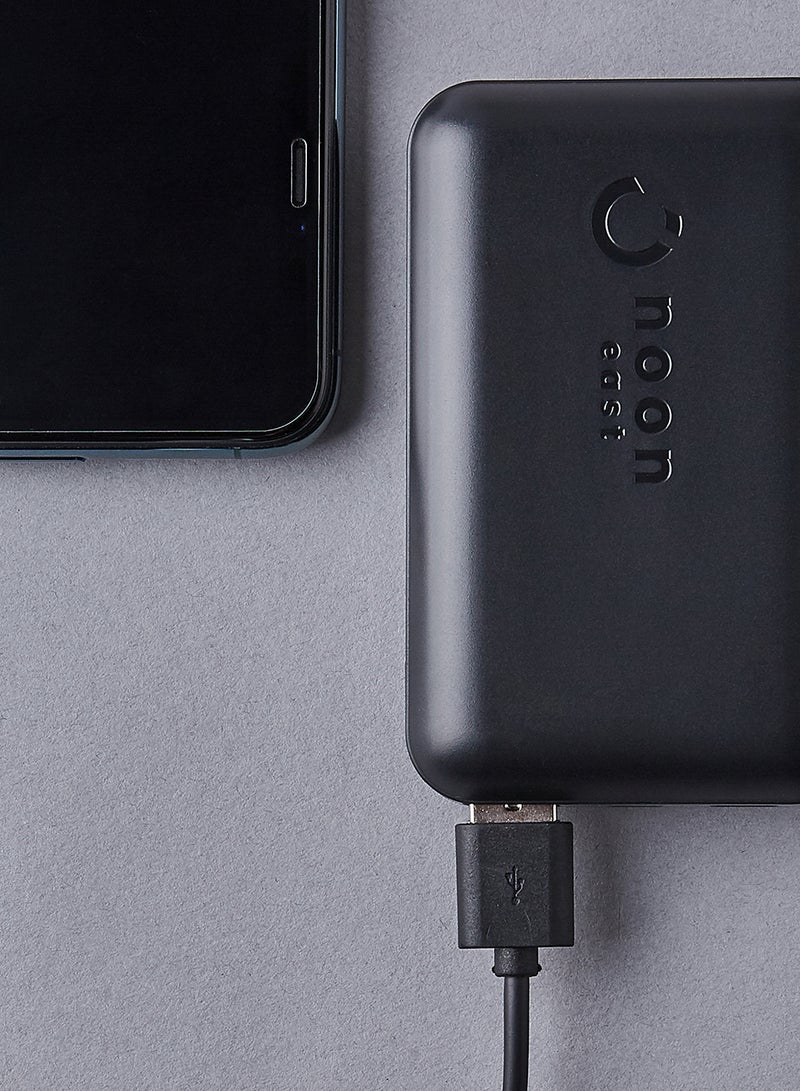Noon East - 10000.0 mAh Power Bank By Noon East -10000 mAH With Fast Charging 3.0 For Mobile & Tablet Black - Image 1
