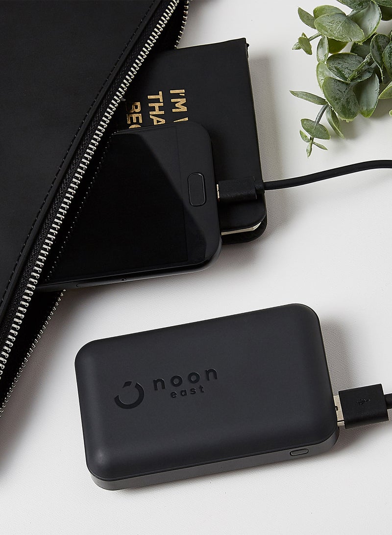 Noon East - 10000.0 mAh Power Bank By Noon East -10000 mAH With Fast Charging 3.0 For Mobile & Tablet Black - Image 1