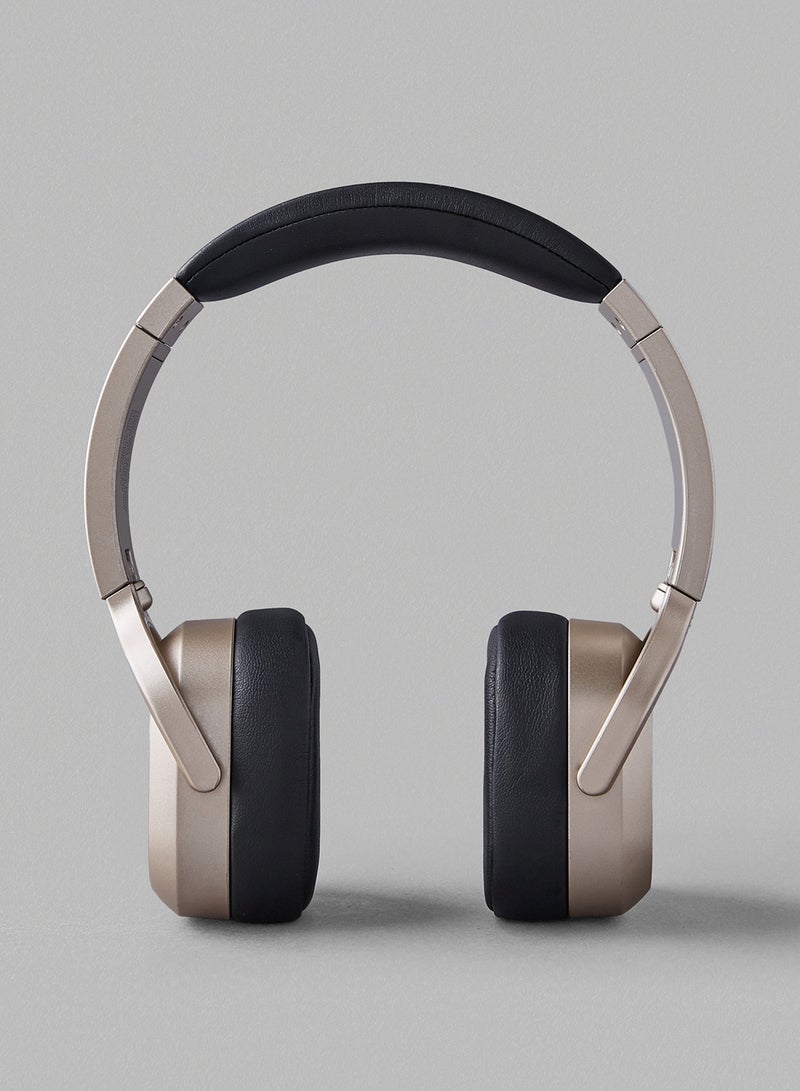 Noon East - Prodigy On Ear Wireless Headphone Active Noise Cancelling (ANC) With Mic Gold - Image 1