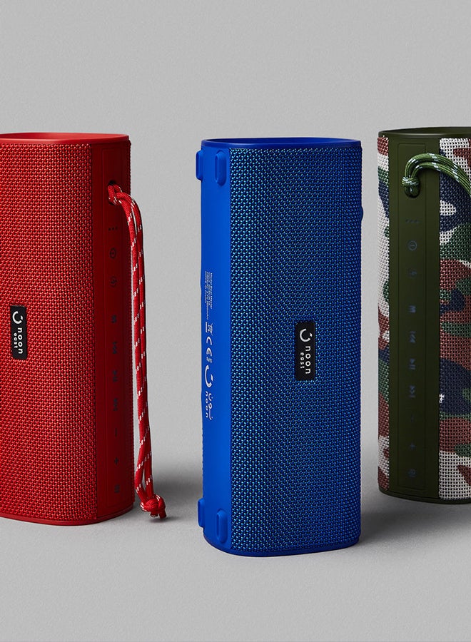Beat Master 12W Portable Bluetooth Speaker With In-built Power Bank Function Blue