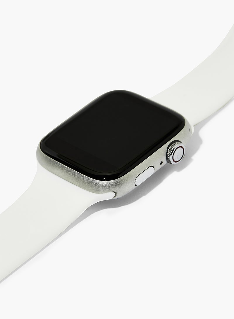 Amal - 380.0 mAh SmartX Full Touch 1.54" Bluetooth Calling Smart Watch, Water Resistant With In-Built Heart Rate, Blood Oxygen And Sleep Monitoring | White - Image 1