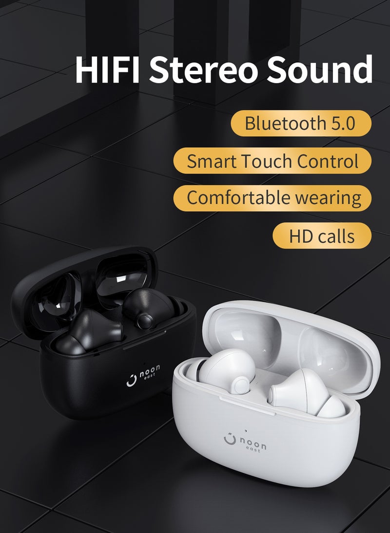 سماعات أذن بلوتوث Beatpromax True Wireless (TWS) - مع مفاتيح تعمل باللمس والاقتران التلقائي