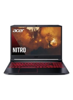 Nitro 5 Gaming Laptop AN515-57-77P5 with 15.6-inch FHD (1920x1080)/Intel Core i7 -11800H, 16GB RAM /1TB SSD M.2 /4GB NVIDIA Geforce RTX 3050 Ti English/Arabic Shale Black
