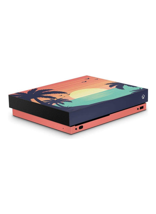 Sunset Beach Skin For Xbox One X