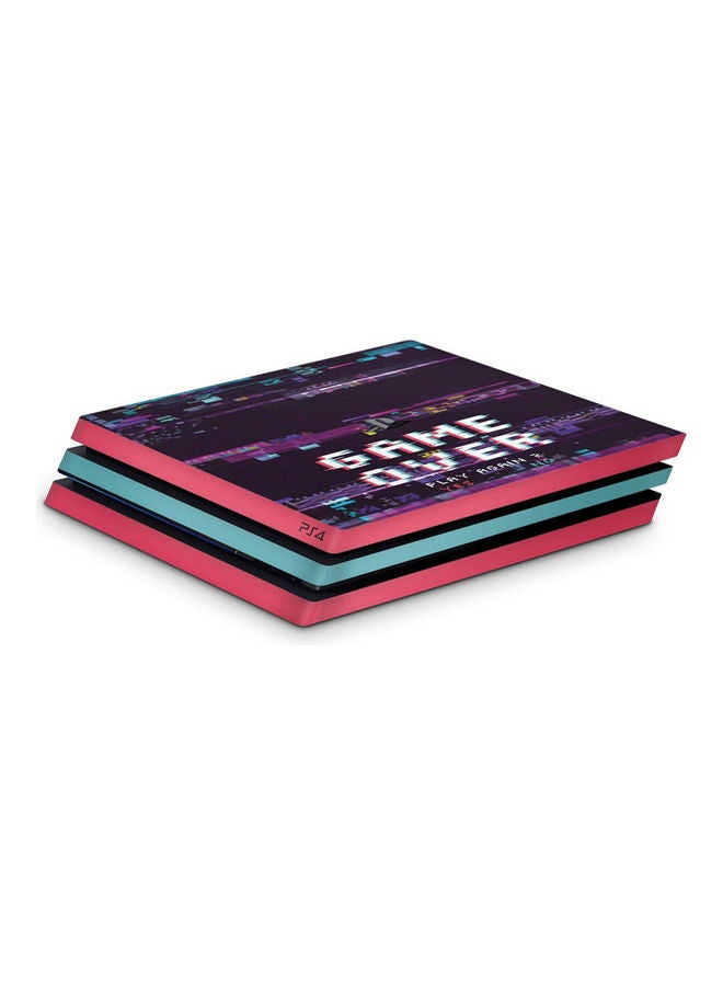 Game Over Glitch Skin For PlayStation 4 Pro