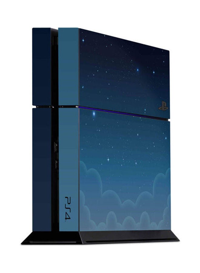 غلاف لجهاز الألعاب بلايستيشن 4 بتصميم سماء ليلية