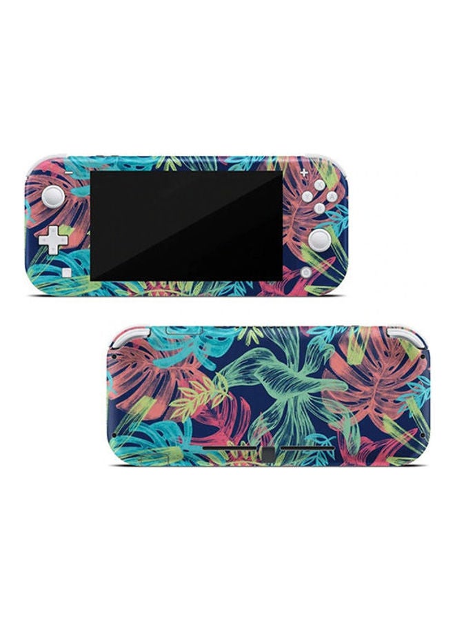 Neon Tropical Leaves Skin For Nintendo Switch Lite
