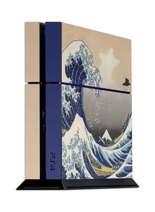 Great Wave Off Kanagawa By Hokusai Skin For PlayStation 4